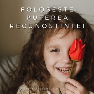 Folosește puterea recunoștinței